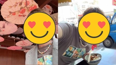 花蓮小吃攤「清新正妹」竟是日劇女神！來台吃魚湯差點出事　路邊阿伯神救援