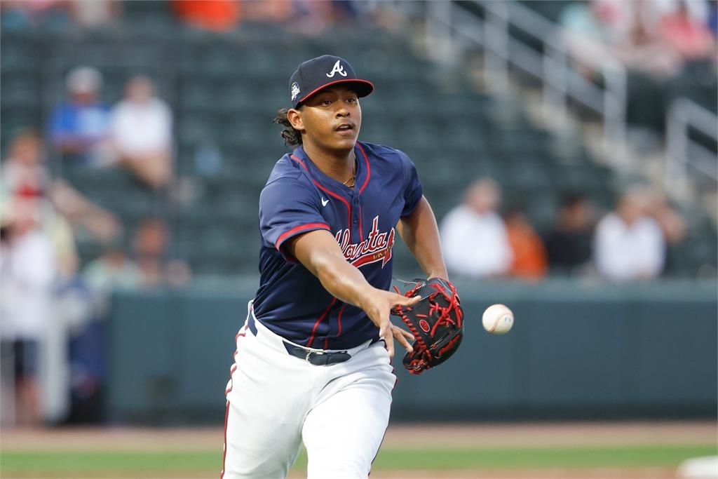 MLB(影)／這位菜鳥春訓9局無安打！20歲富恩特斯秀K功飆出誇張的17K