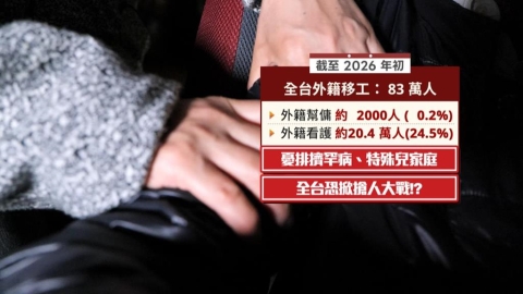 4/13起未滿12歲兒童家庭可請外傭 每月須繳五千元就業安定費