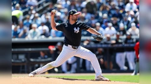 MLB(影)／洋基賽揚王牌回來了！柯爾飆出159公里火球還是對自己表現不滿意