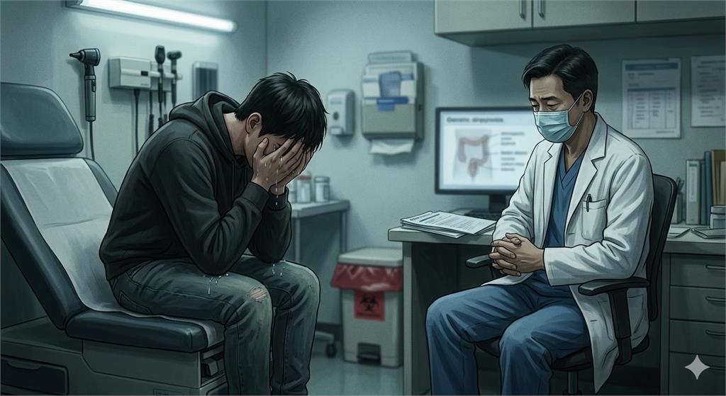 50歲父親太愛玩「下面長4顆」染菜花！兒子慘被傳染崩潰喊：我還是處男欸