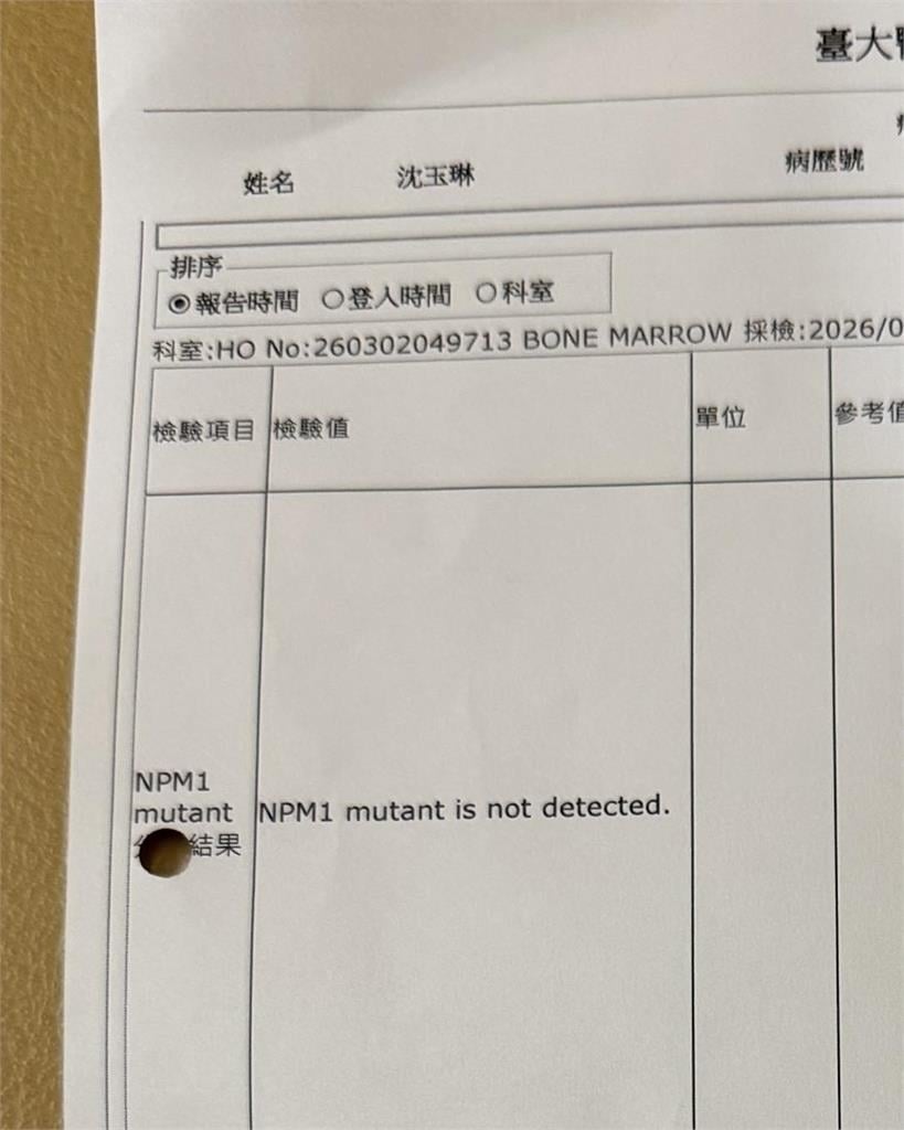 沈玉琳罹血癌獲「7位數天價理賠」　日賺5千自揭「保單規劃」年費曝