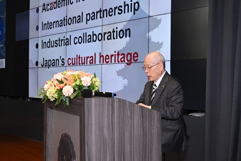 「淡江熊貓講座」邀諾貝爾獎得主野依良治　揭示化學創造價值的核心力量