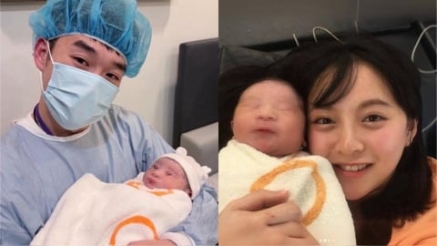 陳詩媛生了!王齊麟突曬愛子照喊「自選日子很會」 李洋也來留言:比爸爸可愛