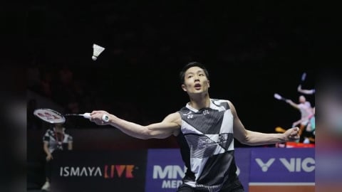 羽球(影)／台灣一哥周天成直落二再過一關！晉級法國奧爾良大師賽男單8強