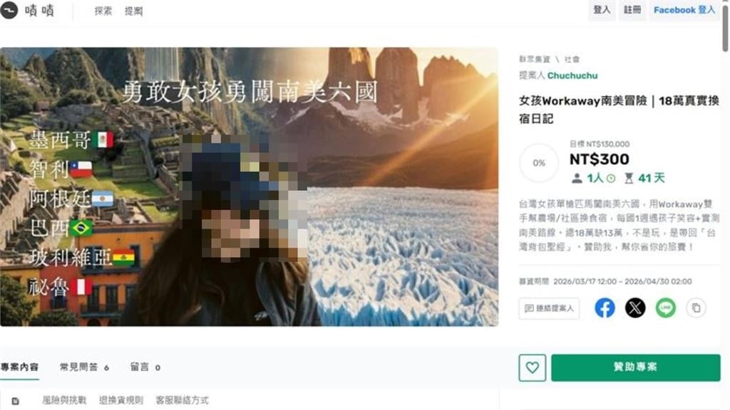 台女大生募13萬旅費遭罵翻！網挖「早遊遍歐洲」本人回應了：沒想到文化差這麼多