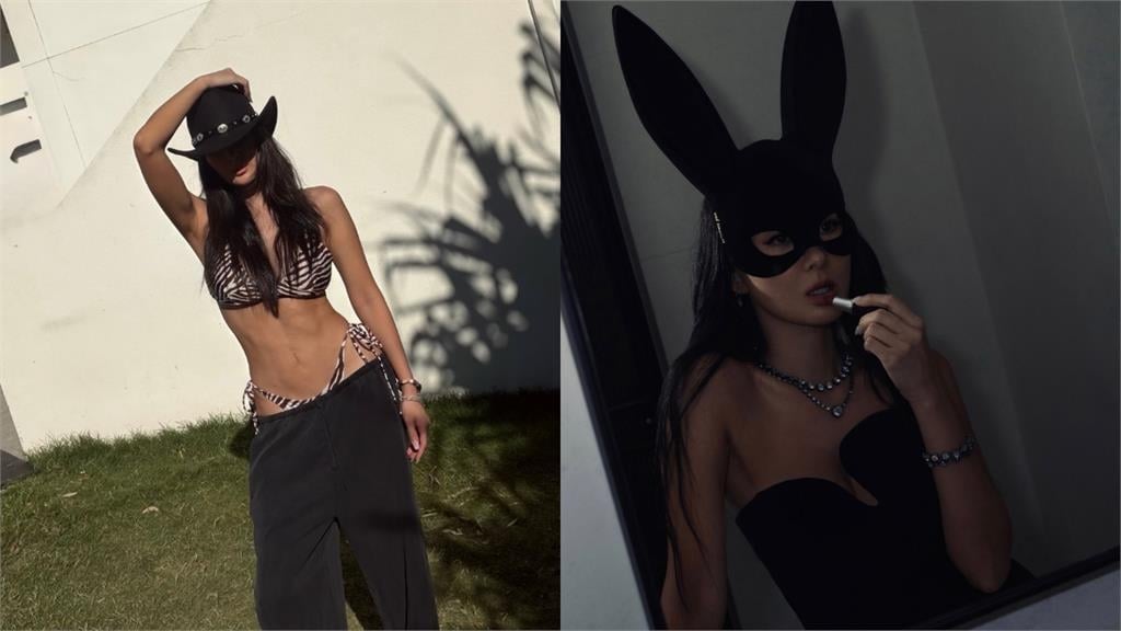 挖空裝正妹「趴在沙發上」側面全現形！竟是「台灣第一名媛」網驚：昏倒了？