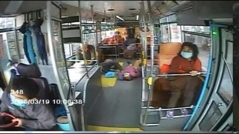 公車急煞害婦人摔骨折 物理老師提醒公車2危險時機