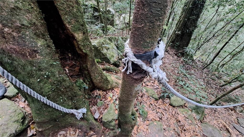 快新聞/台中鳶嘴山步道繩索遭惡意割斷28處 警方警告:毀損公物恐觸刑法