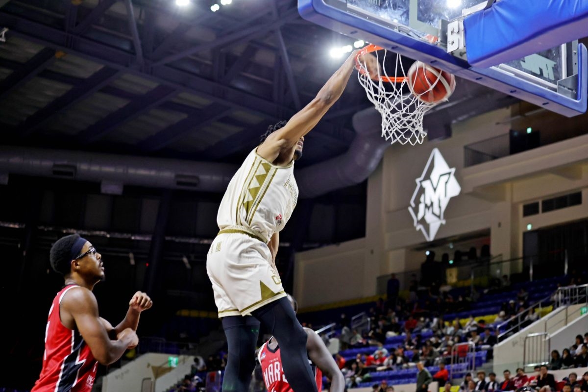 圖／米勒爆扣。（記者陳志豪攝）