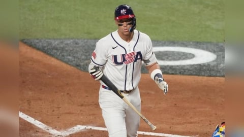 MLB(影)／忘記經典賽冠軍戰美國隊落敗！洋基隊長法官敲出回歸春訓後首轟