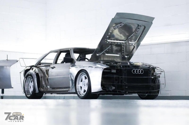 V8 機械靈魂回歸　英國新創打造現代版 Audi Quattro、最大輸出上看 600 匹馬力