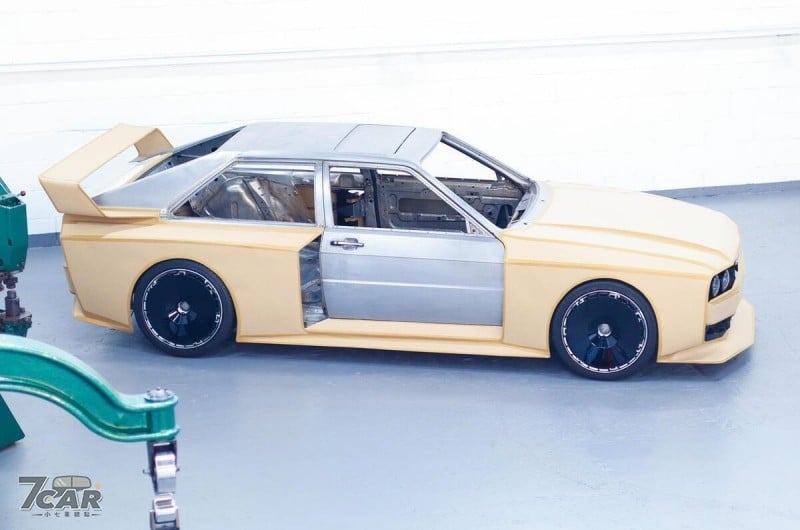 V8 機械靈魂回歸　英國新創打造現代版 Audi Quattro、最大輸出上看 600 匹馬力