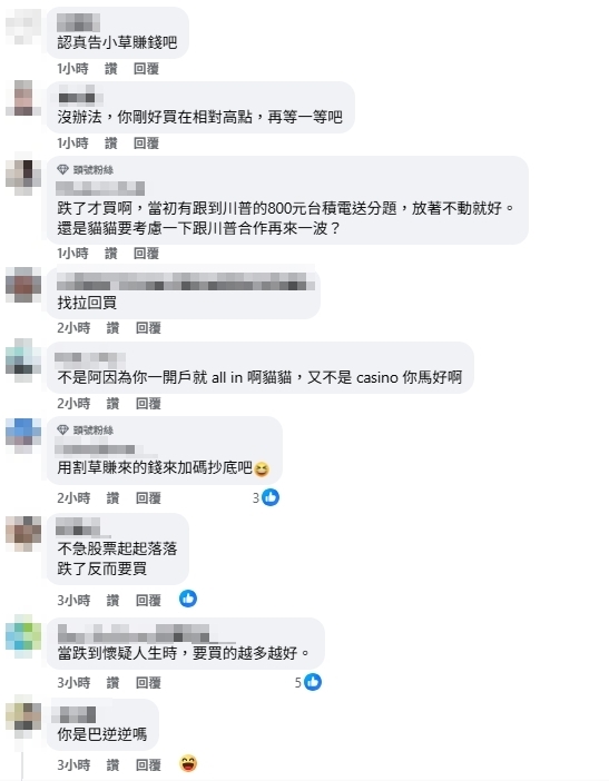 四叉貓踏入股市14天！砸18萬買這1檔「慘賠數字曝」網笑：認真告小草賺錢吧