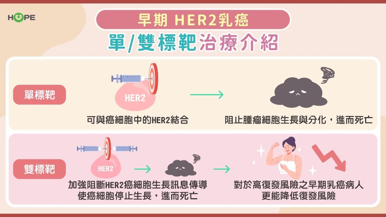 早期HER2乳癌治療大進化！標靶新劑型，省時更便利