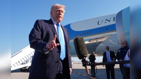 川普喊「緩打伊朗」未化解投資人疑慮　道瓊開盤跌108.6點