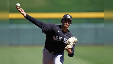 MLB(影)／洋基22歲火球菜鳥接受震撼教育！春訓熱身賽遭小熊大聯盟陣容打爆