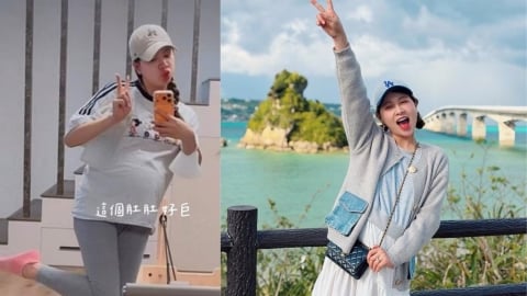 謝京穎「雙寶肚」暴風成長！認了這件事：比懷孕前還難