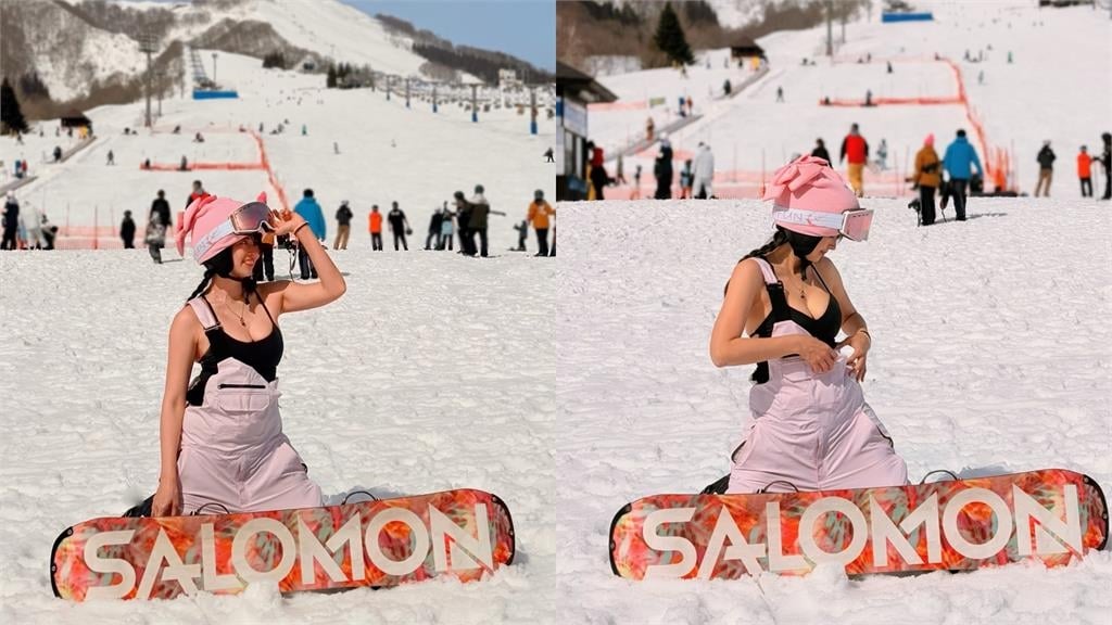 阿喜雪地脫了炸出「超兇身材」遭轟丟人現眼！本人403字反擊：不喜歡滑走即可