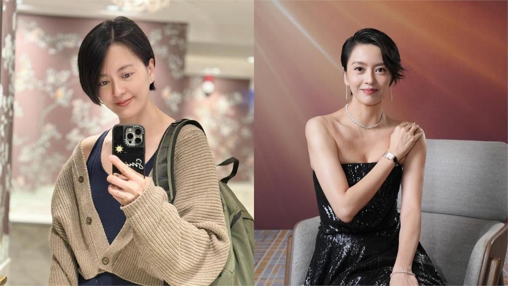 短髮正妹「素顏大嗑4大蛋糕」竟是梁詠琪！50歲「私下狀態超猛」全網看呆