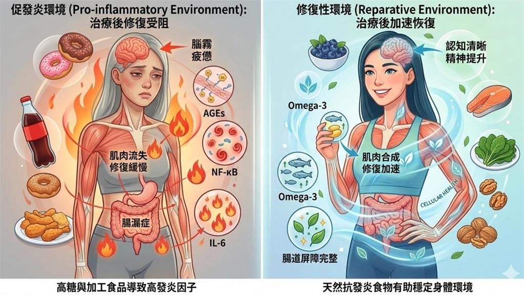 「這食物」竟是乳癌、大腸癌真凶!醫揭抗發炎「3原則」:一週身體變輕盈