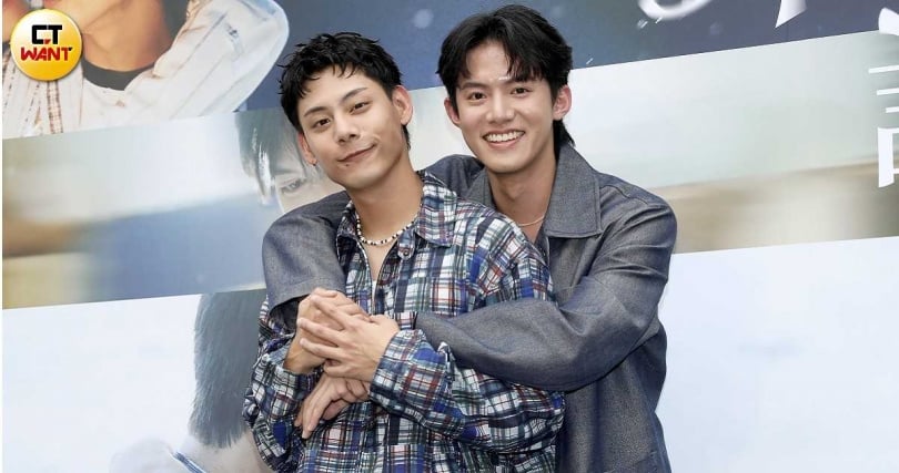 余杰恩與各務孝太這組被說是激烈派,余杰恩因入戲太深咬破對方嘴唇。(圖/侯世駿攝)