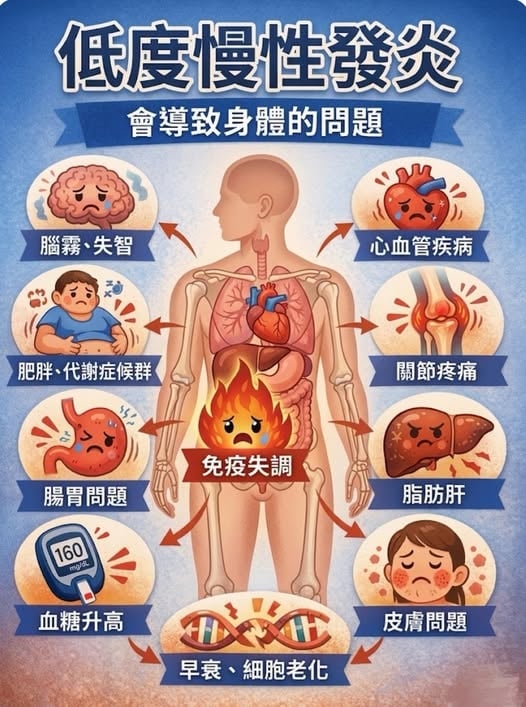 容易累、睡不好健檢卻「一切正常」？醫師揭真相恐「低度慢性發炎」！