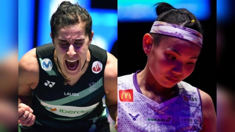 羽球(影)／西班牙「吼叫天后」瑪琳震撼宣佈退休！曾因場上「白眼」戴資穎受關注