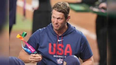 MLB(影)／柯蕭轉戰NBC擔任道奇比賽球評！賽前讚大谷期待他今年能夠三喜臨門