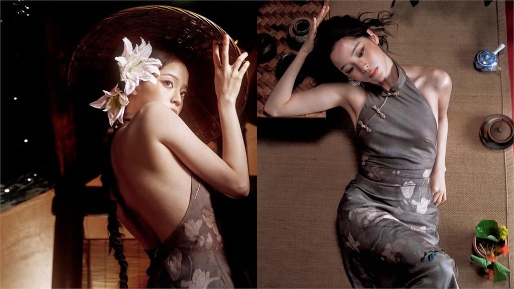 歐陽娜娜辣穿旗袍「絕頂S曲線」全現行！下秒轉身「絕美裸背」罕見大解放