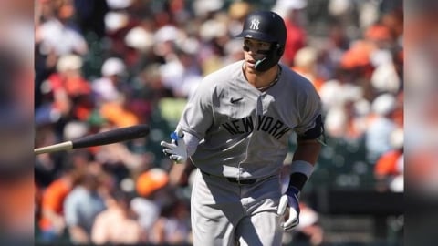 MLB(影)/擺脫打擊低潮!「法官」賈吉首安就是全壘打開轟!新秀飆8K洋基二連勝