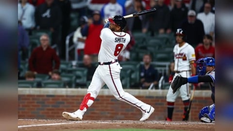 MLB(影)/為爭取進開季名單母喪不在身邊!勇士史密斯化悲憤為力量轟再見滿貫砲