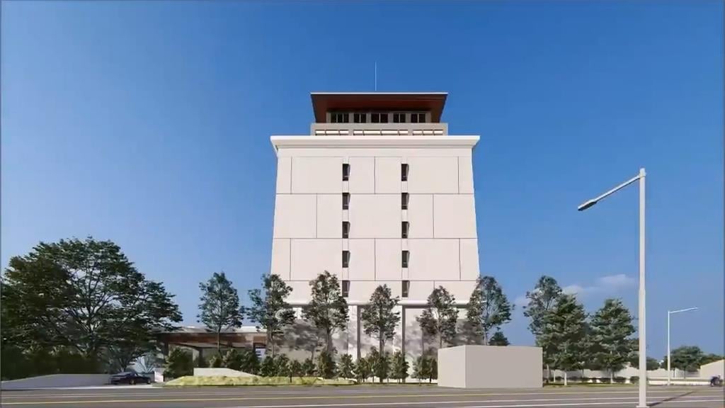 "五星級納骨塔"惜恩堂動土 麥寮鄉長率村長捻香祈福