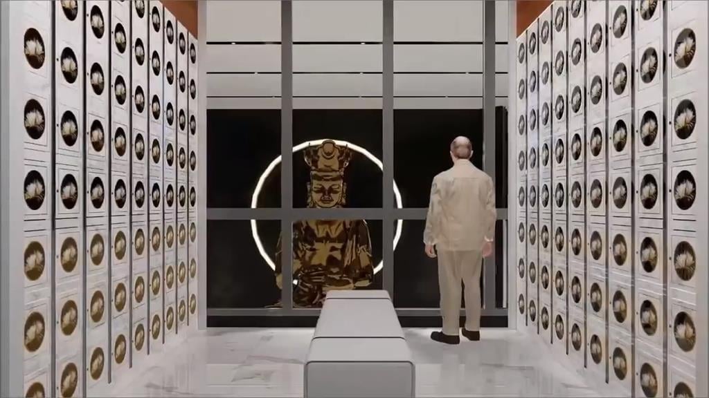 "五星級納骨塔"惜恩堂動土 麥寮鄉長率村長捻香祈福