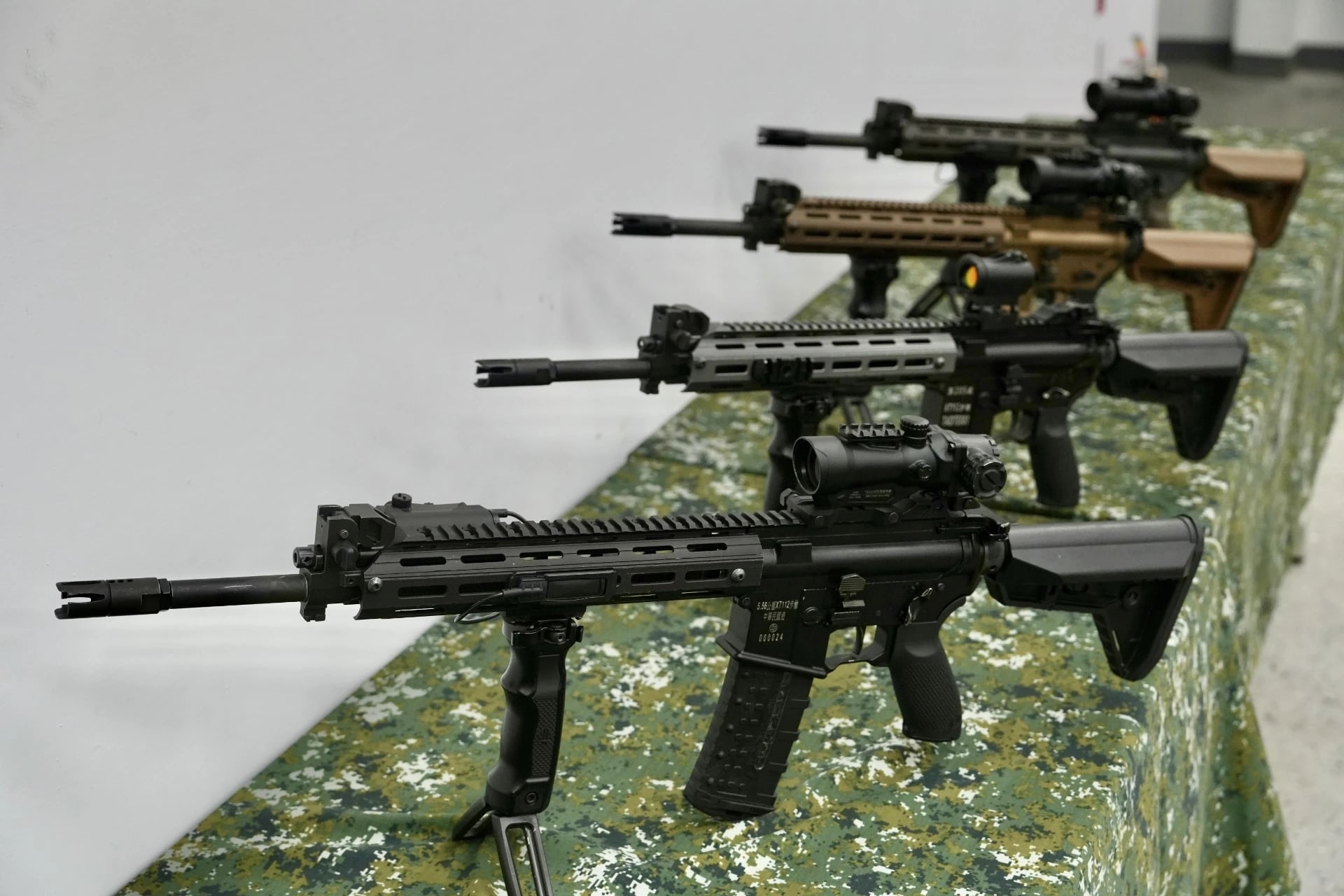 警政署採購「警用步槍採購案」的規格與國軍的T112（圖）戰鬥步槍類似。（資料照片／張哲偉攝）