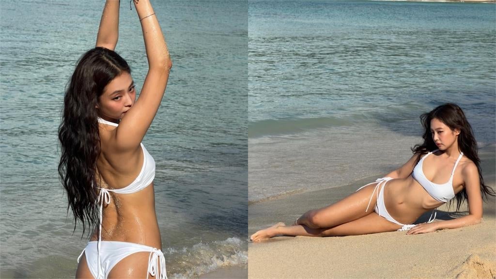 20張不夠看！Jennie親設計比基尼洗版辣照...超狂身材掀496萬人暴動