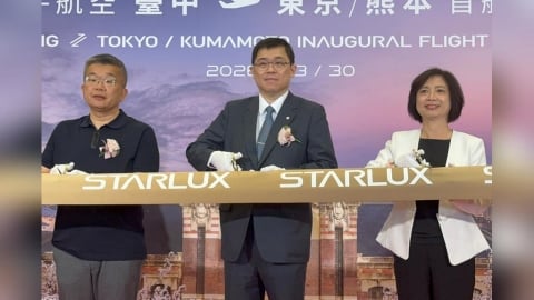 星宇航空今起台中直飛東京、熊本　何欣純籲市府完善機場交通門戶計畫