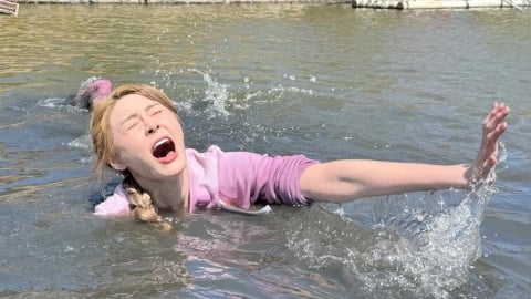 《綜藝新時代》啦啦隊錄影爆水上意外!驚險搶救畫面曝光