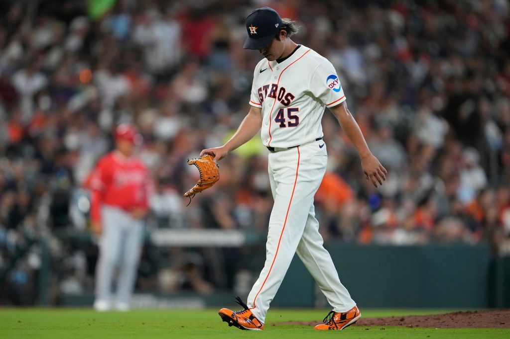 MLB(影)／今井達也太空人首秀落漆！2.2局掉4分！保送太多成敗筆