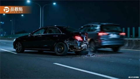 國3重大車禍！賓士疑爆胎停國道 休旅車來不及煞車猛撞