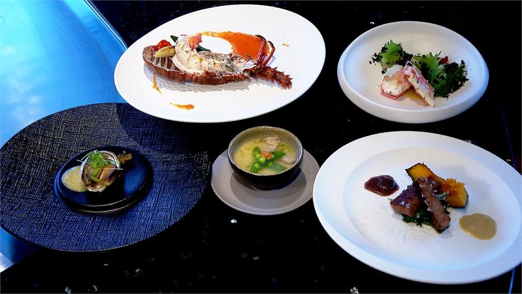 頂級鐵板燒餐廳帝王蟹腳結合油子醋　品嘗春天清新滋味