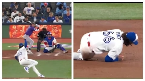 MLB(影)/怎麼了?「前韓職MVP」投球突然軟腳、守備又受傷倒地疼痛哀號退場!