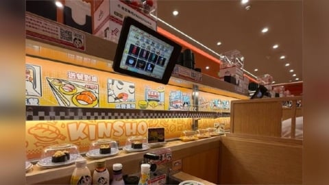 【有片】中國迴轉壽司輸送帶驚見「活潑」巨鼠陪吃飯　店家：外部入侵