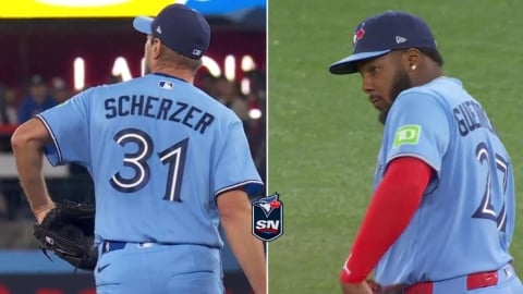 MLB(影)／你幹嘛學我？66萬人看「小V葛神還原薛澤出場」藍鳥球星致敬隊友美德