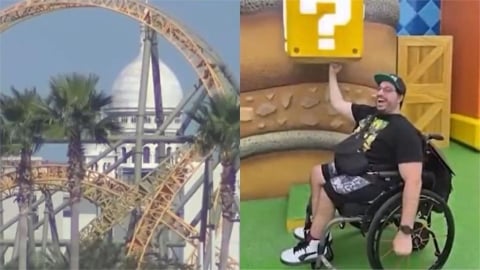 美國遊樂園出人命！癱瘓男搭雲霄飛車昏厥　一路高速撞擊亡