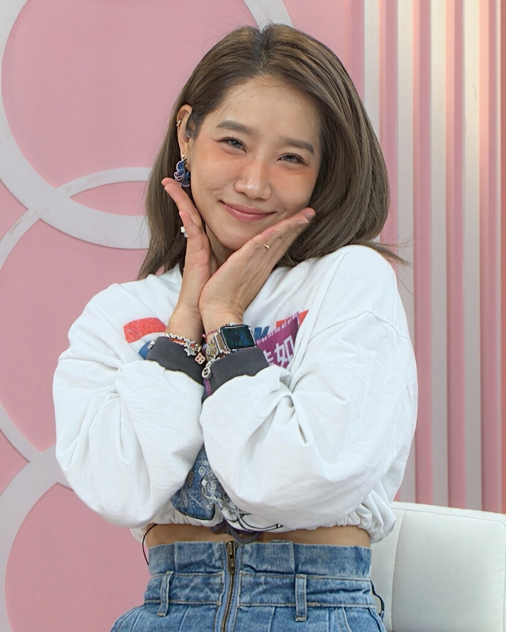 (影)/楊皓如發揮「厚臉皮」效果 拿錶帶進精品店打洞?