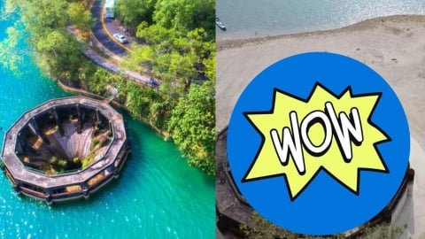 日月潭水情告急蓄水率跌破6成？九蛙全露面神祕黑洞罕見完整現身驚呆全網