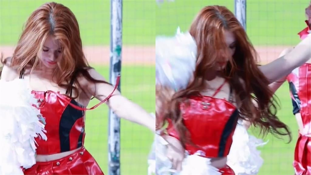 琳妲火辣熱舞背心突滑落！細肩帶鬆開「超兇白麻糬」險掉出…驚險畫面曝光