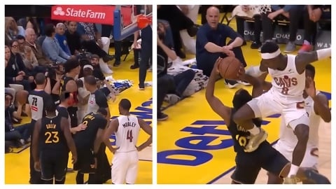 NBA(影)／籃球場怎麼會出現無影腳？綠師傅衝上前推開對手吞技術犯規