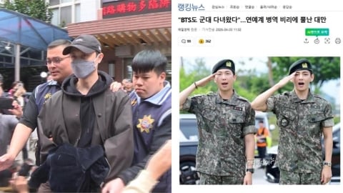 王子閃兵燒到韓國!韓媒酸「連BTS都去當兵了」拿1圖對比超狠 台網嘆:丟臉到國外
